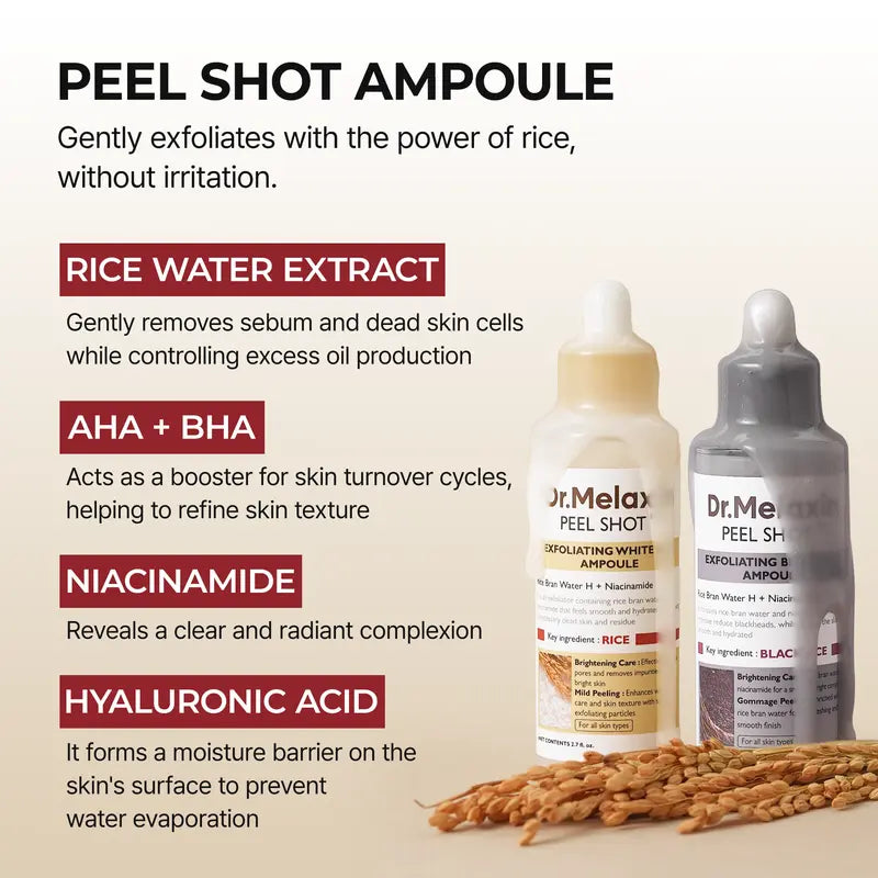 Body & Face Peel Shot Duo detail view 6 — Dr Melaxin K-Beauty