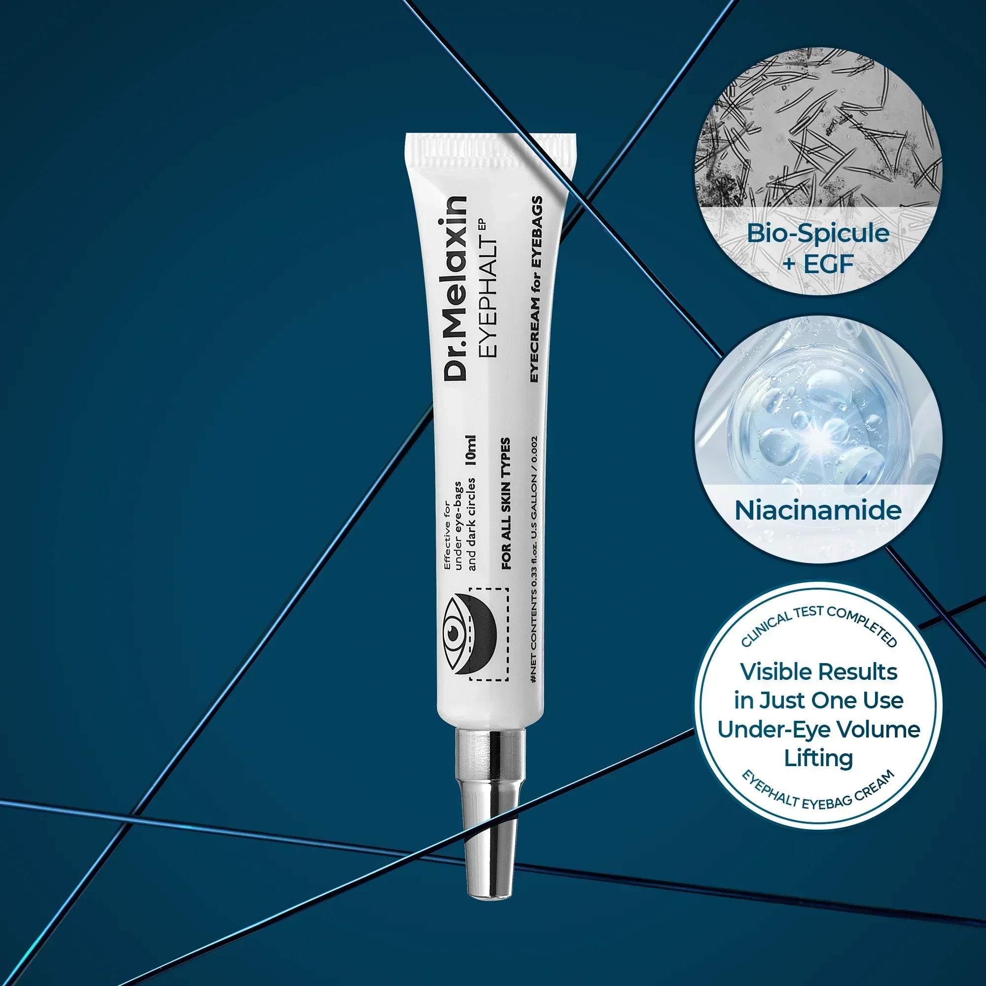Eyephalt Eyebag Cream alternate angle — Dr Melaxin K-Beauty