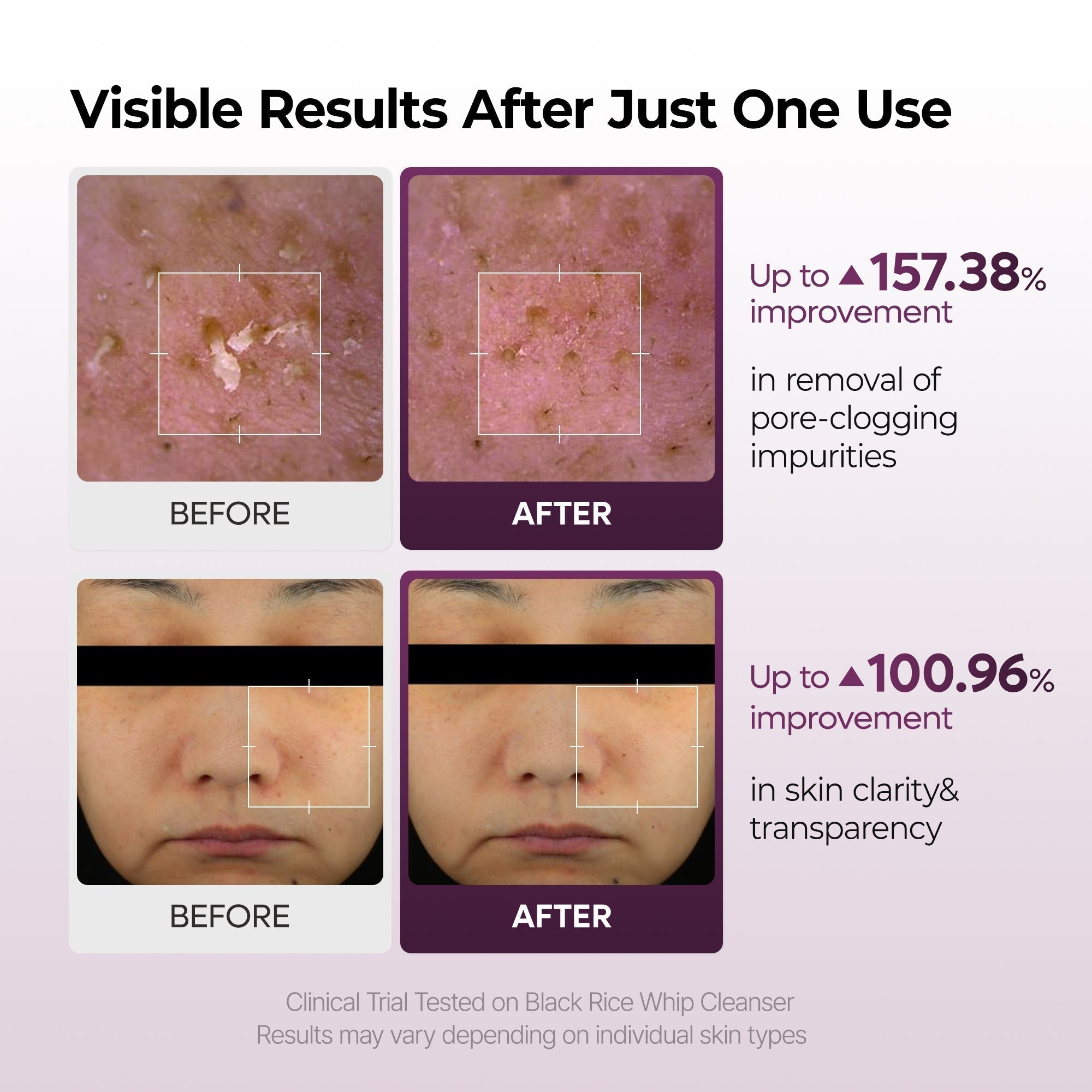 Peel Shot Black Rice Mochi Whip Cleanser detail view 3 — Dr Melaxin K-Beauty