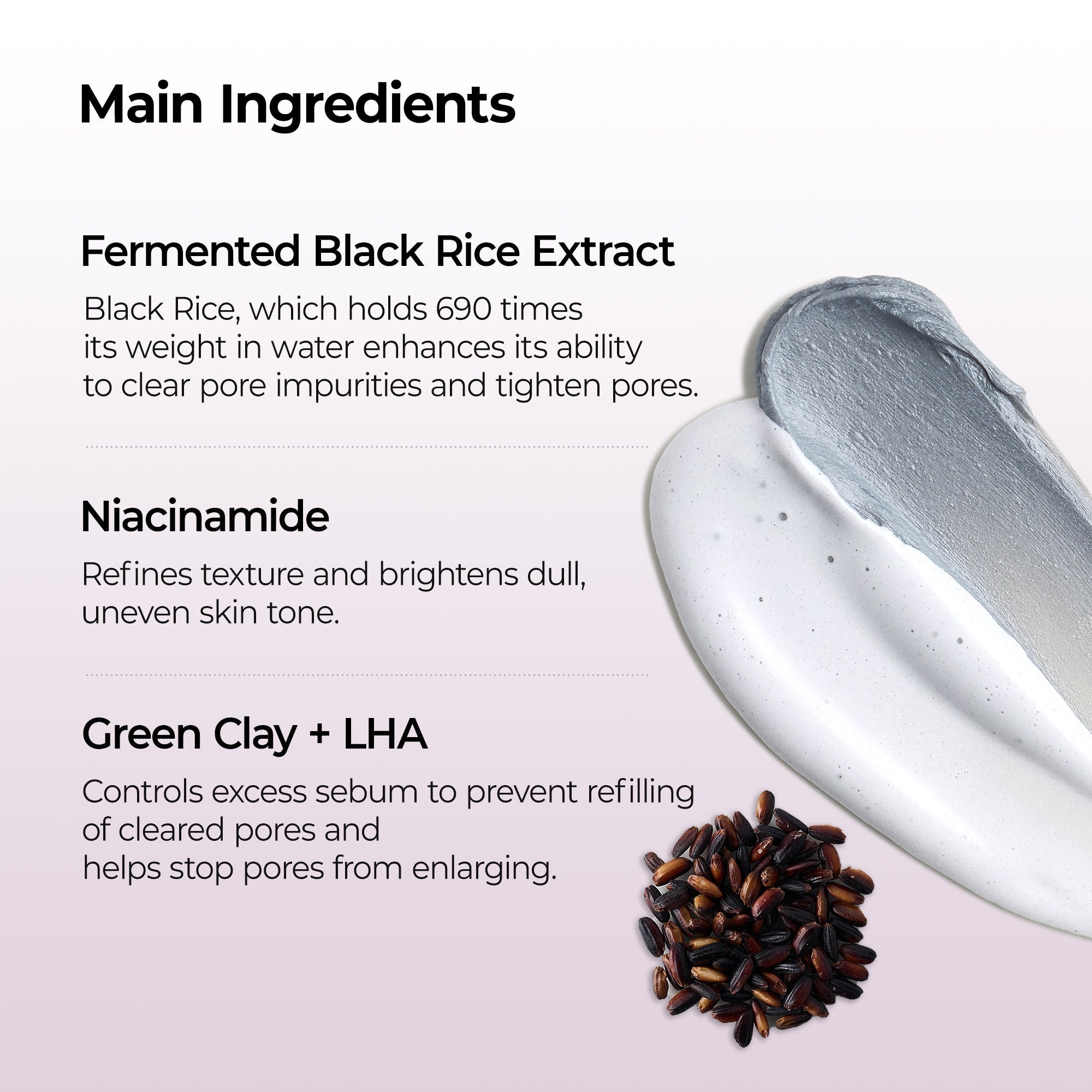Peel Shot Black Rice Mochi Whip Cleanser detail view 5 — Dr Melaxin K-Beauty