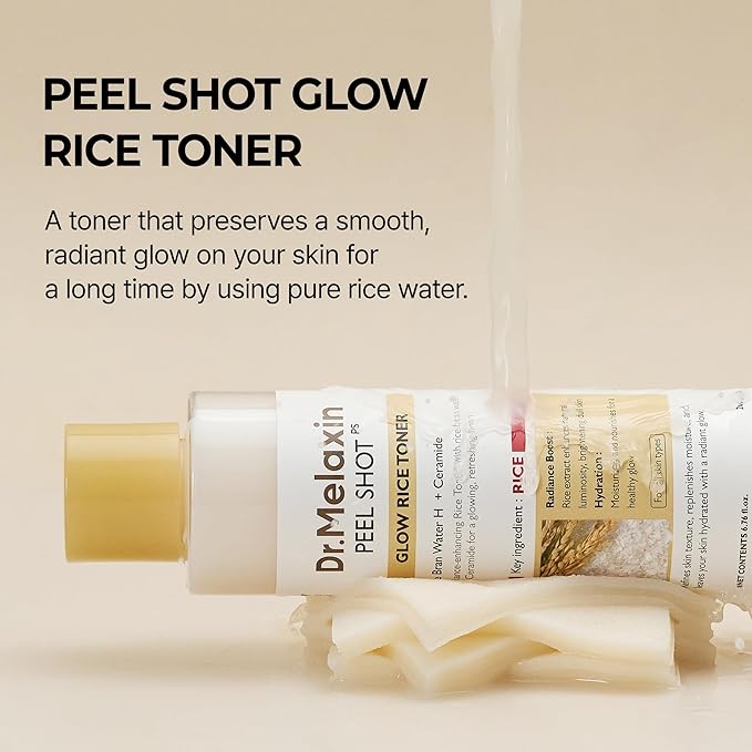 Peel Shot Glow Rice Tonic 200 ml alternate angle — Dr Melaxin K-Beauty