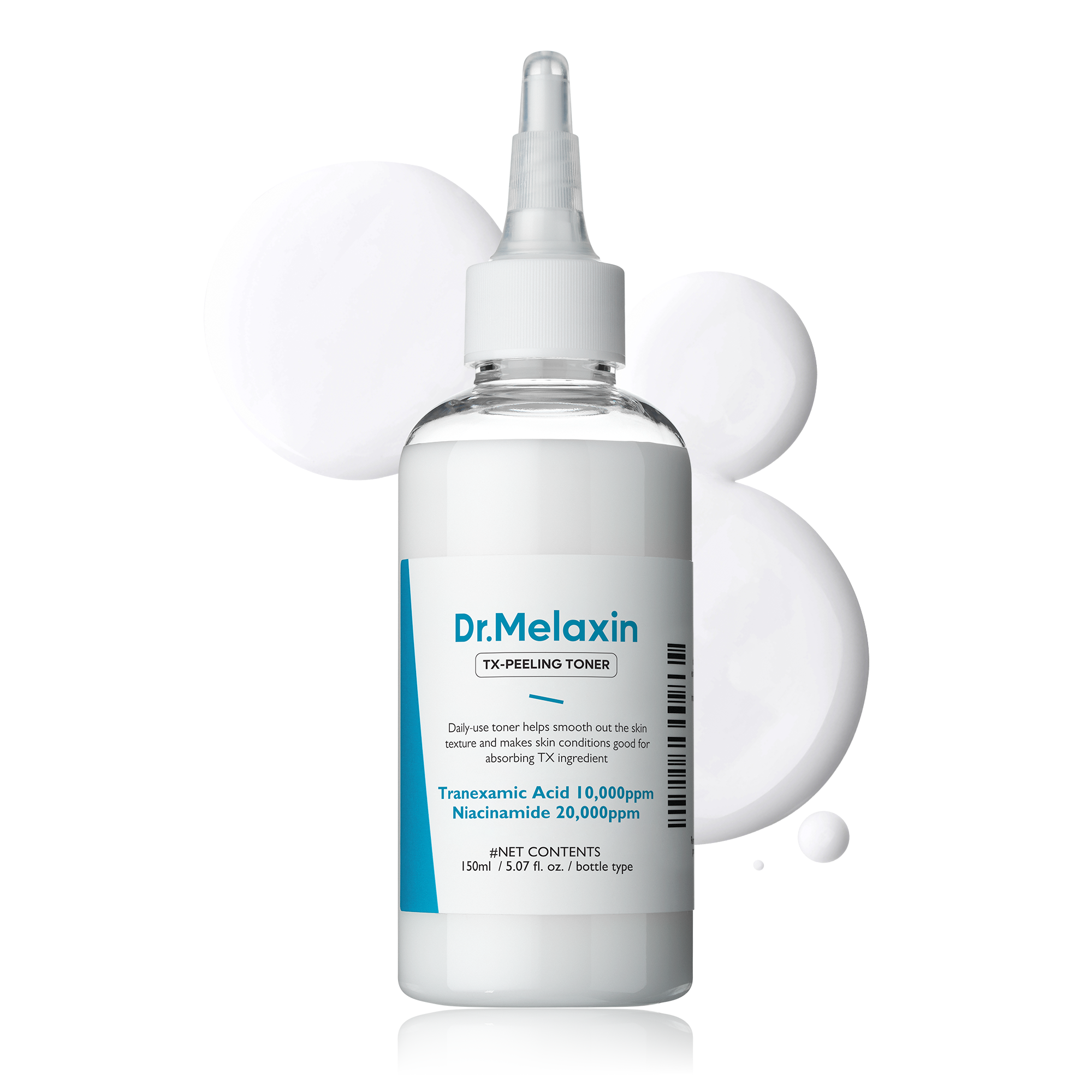 TX Peeling Toner main product shot — Dr Melaxin K-Beauty