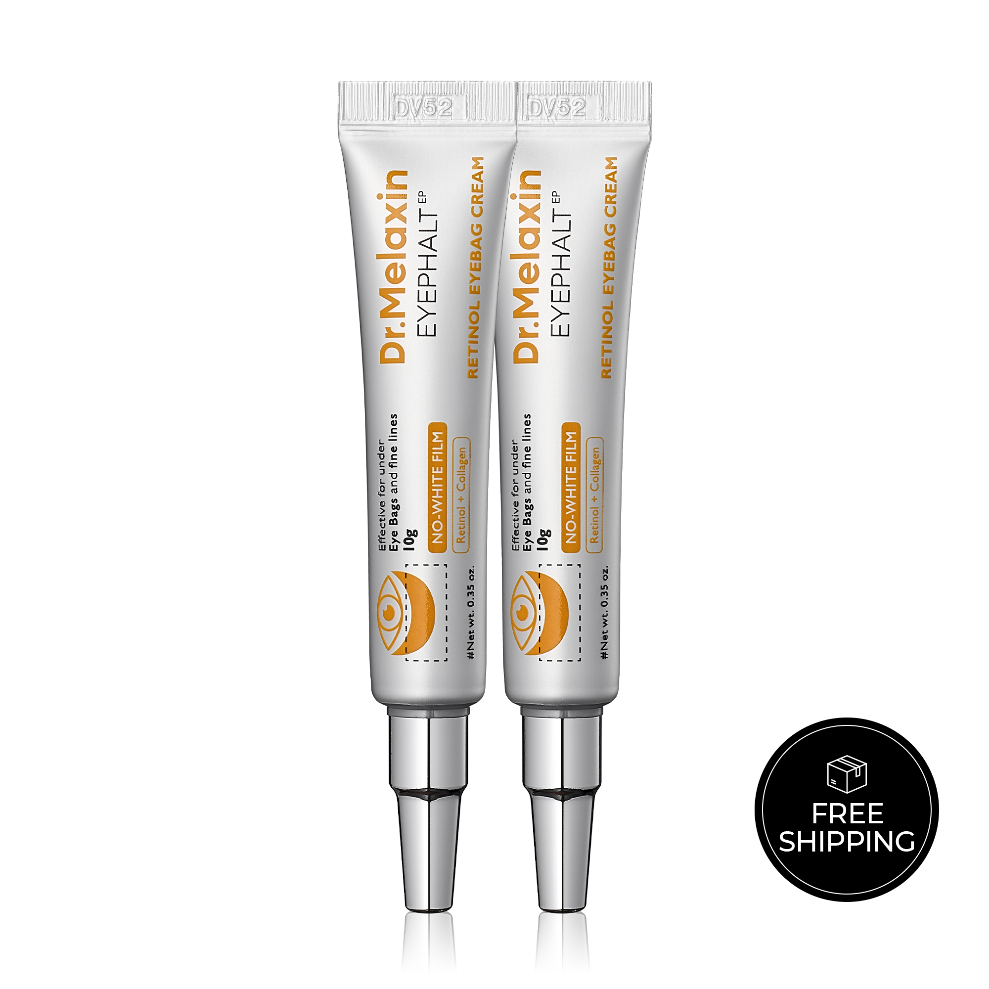 [FLASH 1+1 DEAL] Retinol Eyebag Cream main product shot — Dr Melaxin K-Beauty
