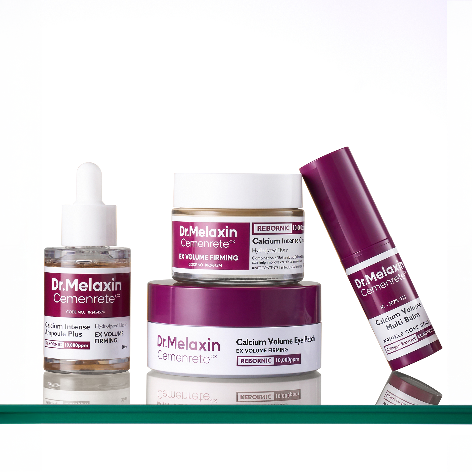 Cemenrete Calcium Eyecare Routine alternate angle — Dr Melaxin K-Beauty