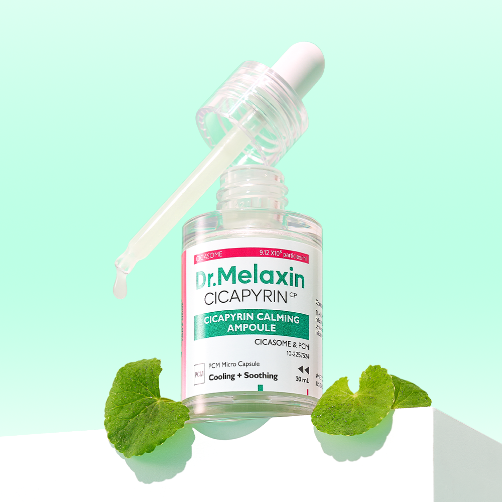 Cicapyrin Calming Ampoule alternate angle — Dr Melaxin K-Beauty