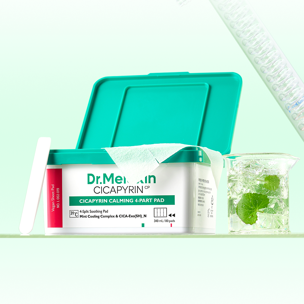 Cicapyrin Calming 4-Part Pad detail view 4 — Dr Melaxin K-Beauty