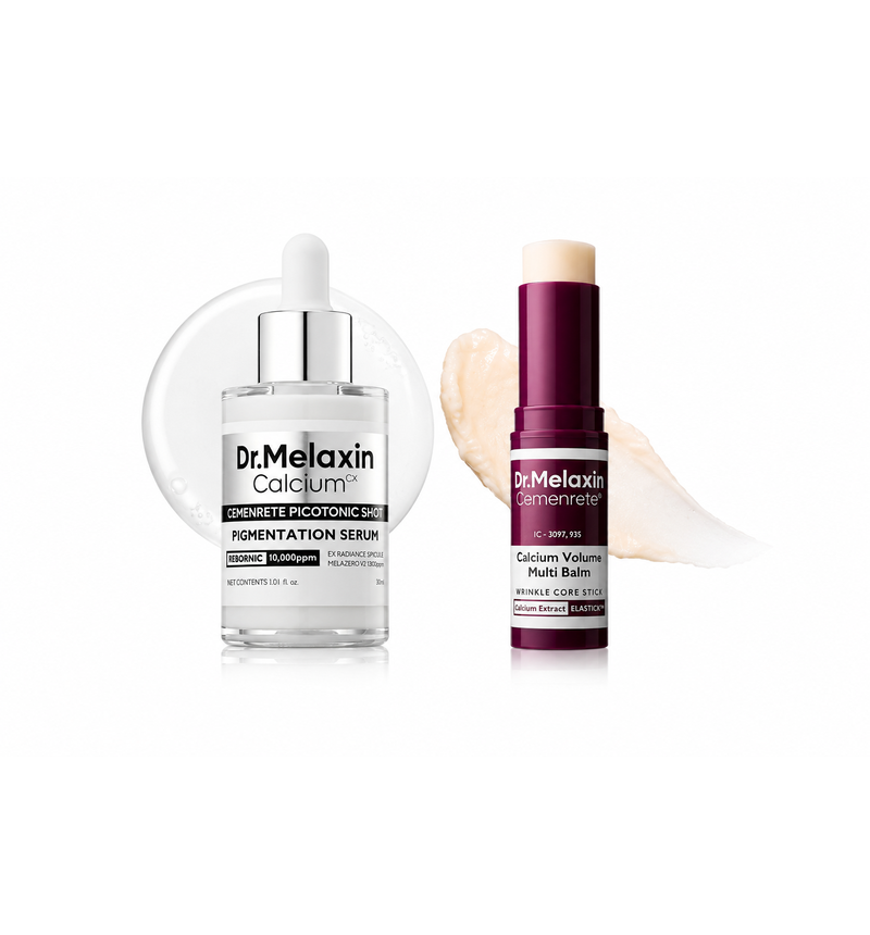 Pigmentation Duo — Picotonic + Multi Balm main product shot — Dr Melaxin K-Beauty