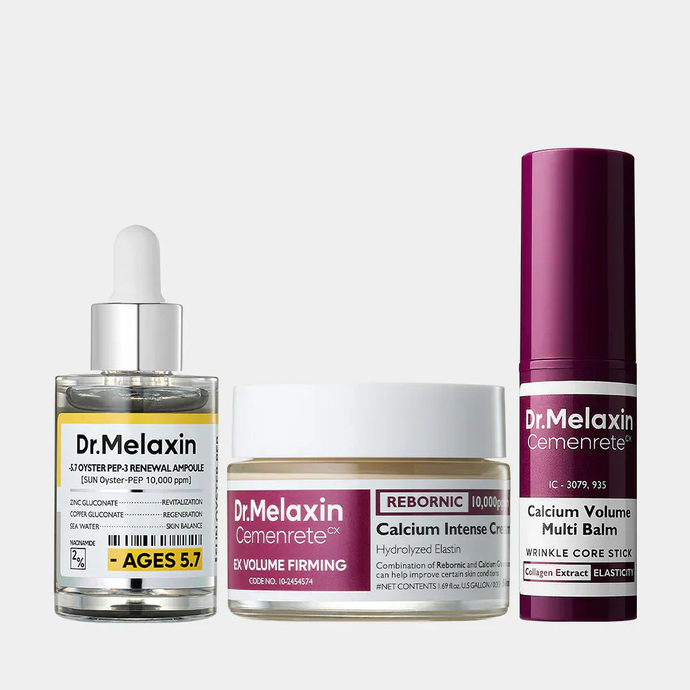 Firm & Lift Trio main product shot — Dr Melaxin K-Beauty