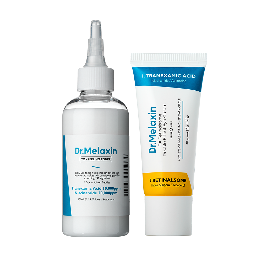 TX Eye Care Toner Set main product shot — Dr Melaxin K-Beauty