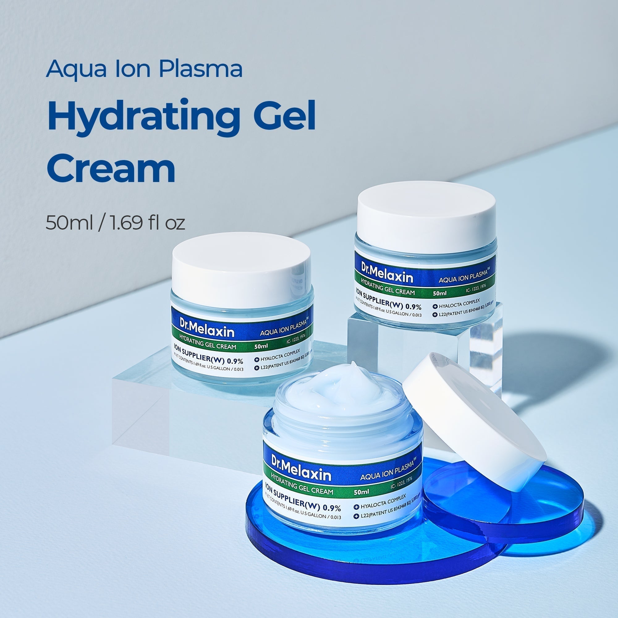 Aqua Ion Plasma Hydrating Gel Cream detail view 3 — Dr Melaxin K-Beauty