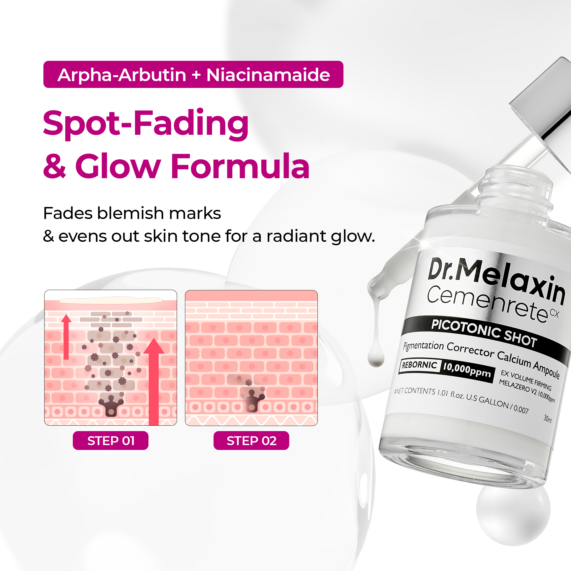 Lumi Pore & Spot Care Duo detail view 7 — Dr Melaxin K-Beauty
