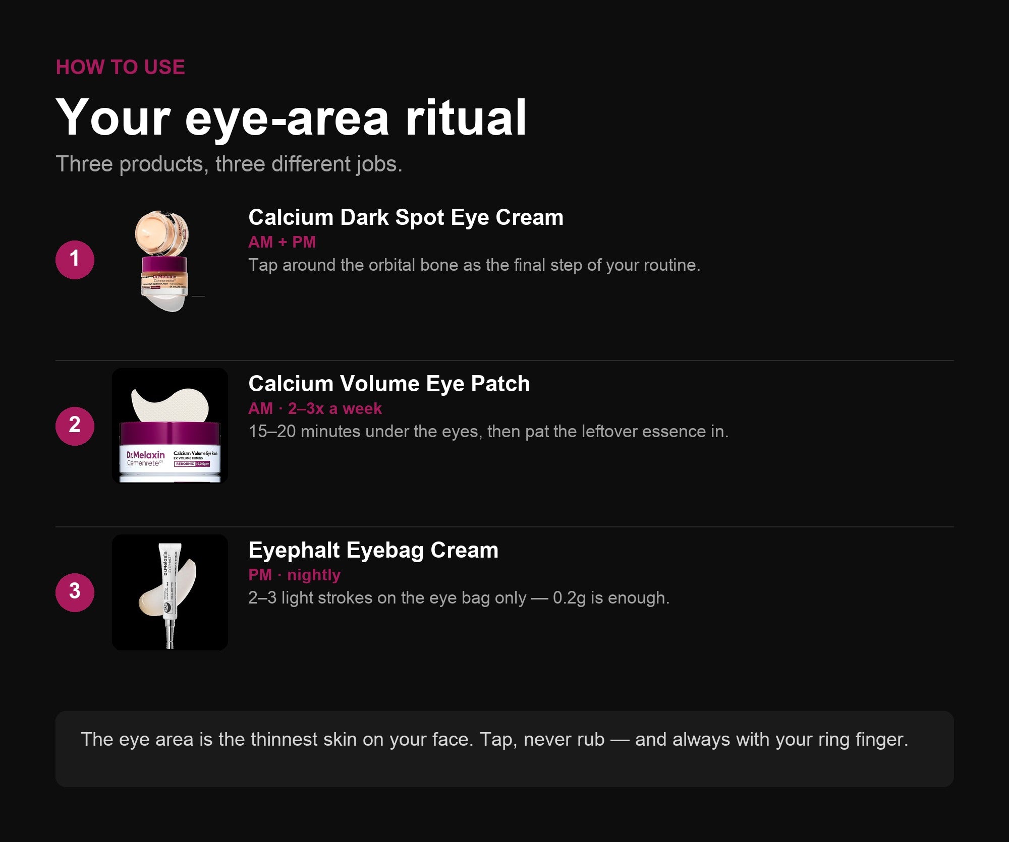 Dr. Melaxin Eye Care Complete Routine detail view 12 — Dr Melaxin K-Beauty