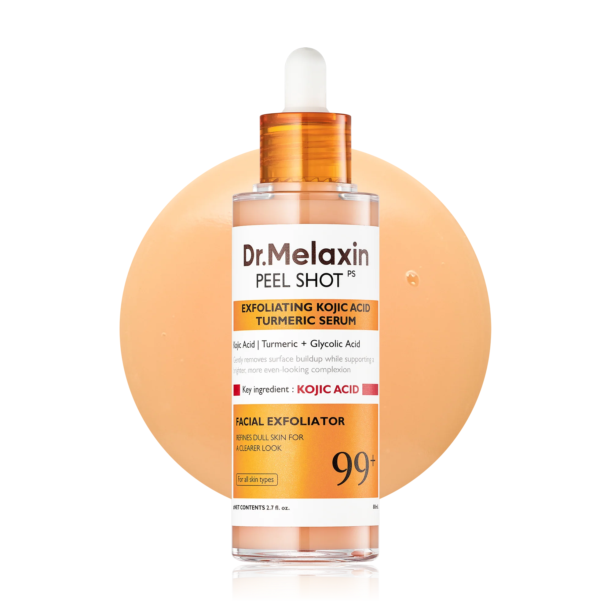 Peel Shot kojic Acid Turmeric Serum main product shot — Dr Melaxin K-Beauty